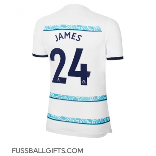 Chelsea Reece James #24 Fußballbekleidung Auswärtstrikot Damen 2022-23 Kurzarm